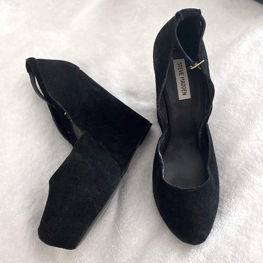 Steve Madden Ankle Strap Wedges